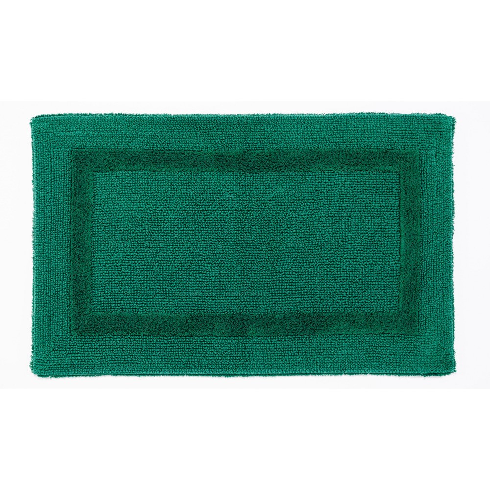 Reversible Bath Mat 298 by Designer Abyss & Habidecor in British Green